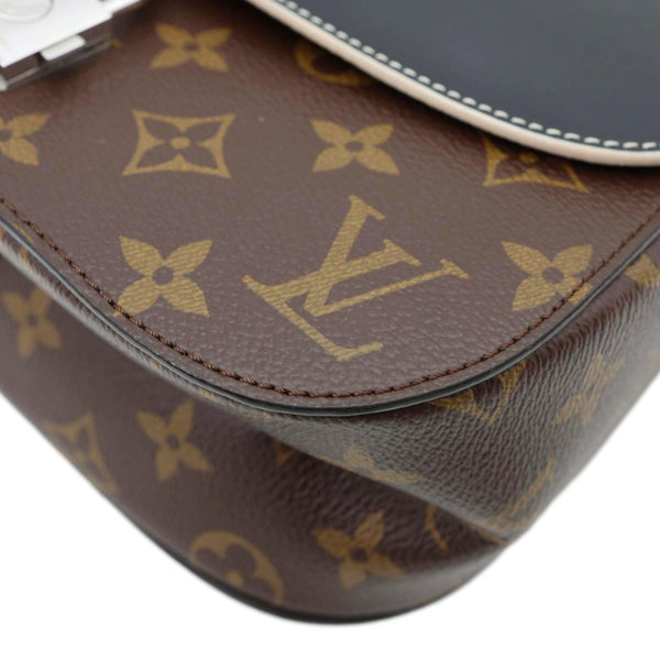 LOUIS VUITTON Chain It PM Monogram Canvas Shoulder Bag Black