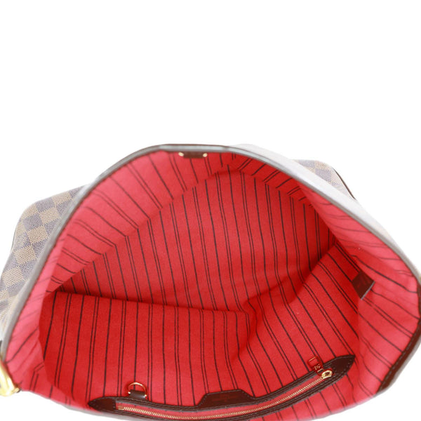 LOUIS VUITTON Delightful PM Damier Ebene Hobo Bag Brown