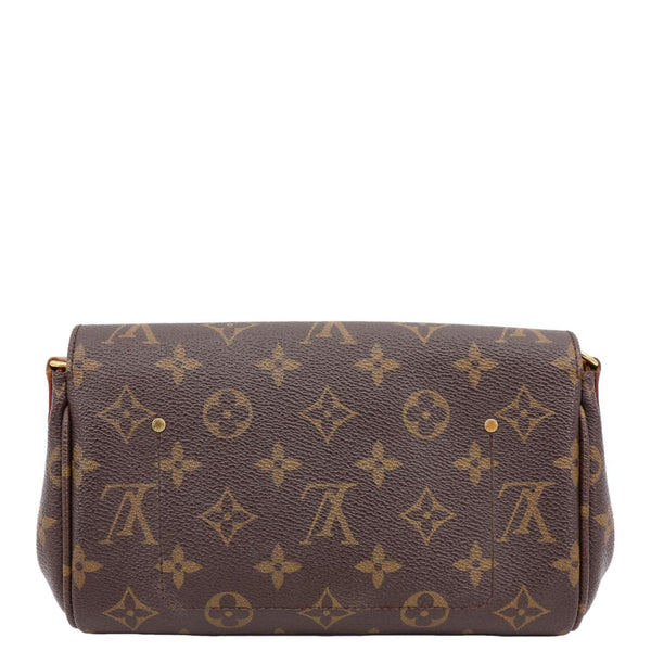LOUIS VUITTON Favorite PM Monogram Canvas Shoulder Bag Brown