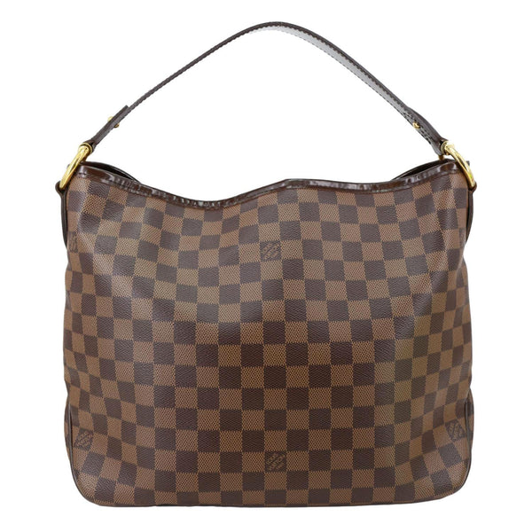 LOUIS VUITTON Delightful PM Damier Ebene Hobo Bag Brown