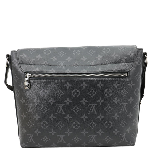 LOUIS VUITTON District MM Monogram Eclipse Messenger Bag Black