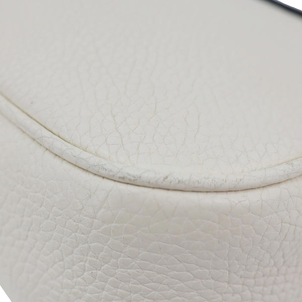 GUCCI Soho Flap Leather Chain Crossbody Bag Off White 536224
