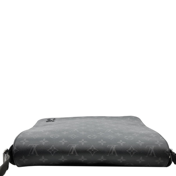 LOUIS VUITTON District MM Monogram Eclipse Messenger Bag Black