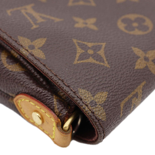 LOUIS VUITTON Favorite PM Monogram Canvas Shoulder Bag Brown