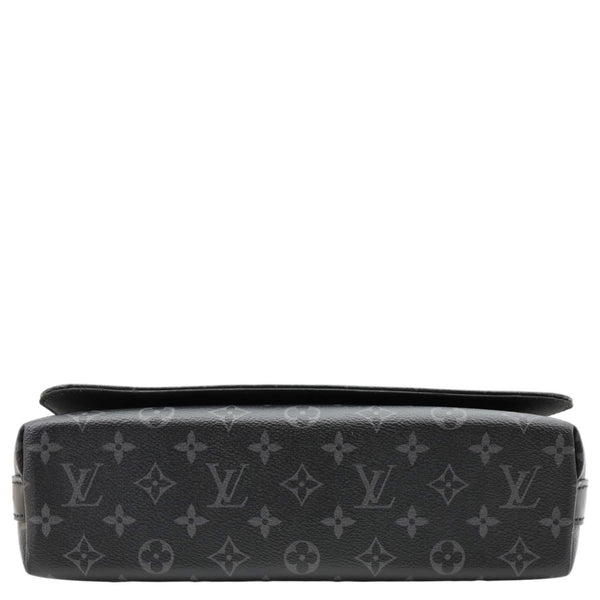 LOUIS VUITTON District MM Monogram Eclipse Messenger Bag Black