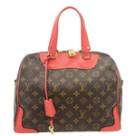 LOUIS VUITTON Retiro NM Monogram Canvas 2Way Shoulder Bag Red