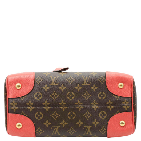 LOUIS VUITTON Retiro NM Monogram Canvas 2Way Shoulder Bag Red