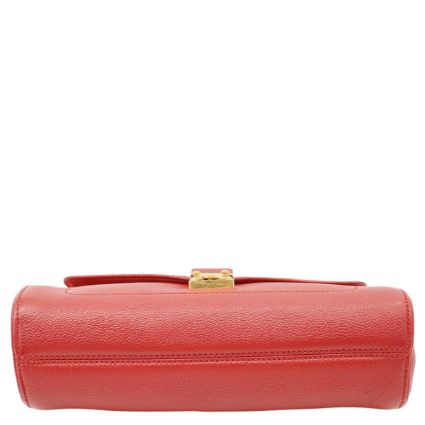 LOUIS VUITTON Saint Germain PM Monogram Empreinte Leather Shoulder Bag Cerise