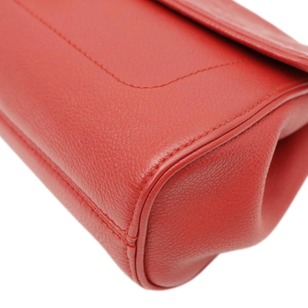 LOUIS VUITTON Saint Germain PM Monogram Empreinte Leather Shoulder Bag Cerise