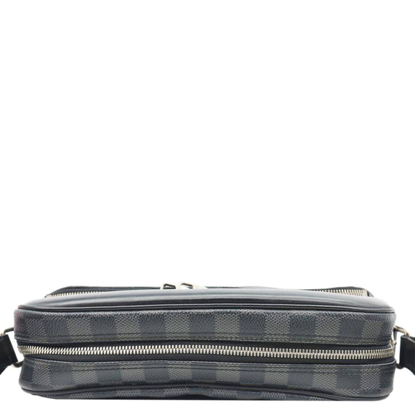LOUIS VUITTON Dayton Reporter PM Damier Graphite Crossbody Bag Black