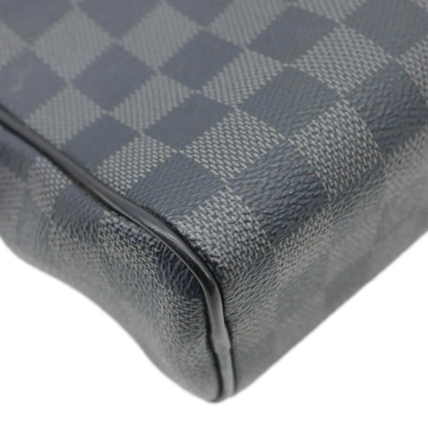 LOUIS VUITTON Dayton Reporter PM Damier Graphite Crossbody Bag Black