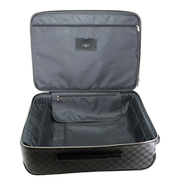 LOUIS VUITTON Pegase 55 Damier Graphite Business Suitcase Travel Bag Black