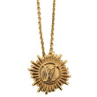 LOUIS VUITTON Pendentif Plus Vendome Metal Necklace Gold