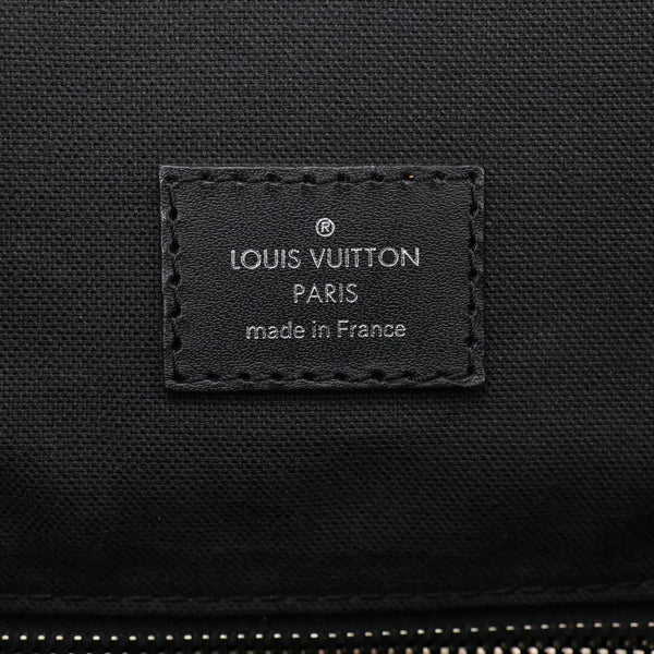LOUIS VUITTON Christopher Monogram Macassar Canvas Backpack Bag Brown