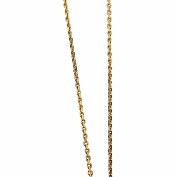 LOUIS VUITTON Pendentif Plus Vendome Metal Necklace Gold