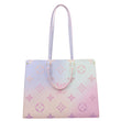 LOUIS VUITTON Onthego GM Monogram Giant Canvas Tote Bag Sunrise Pastel