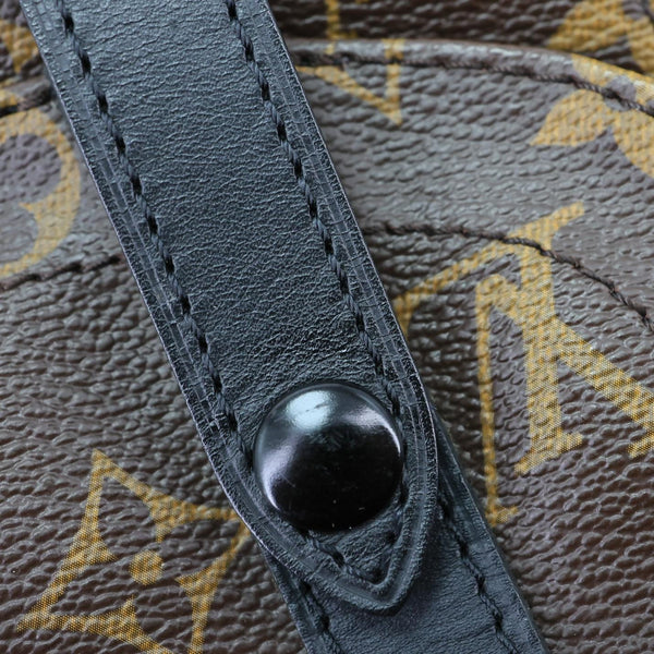 LOUIS VUITTON Christopher Monogram Macassar Canvas Backpack Bag Brown