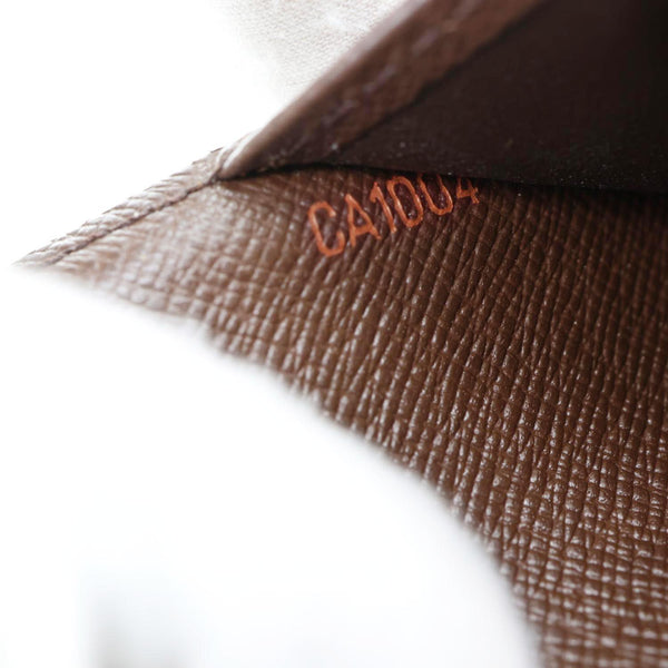 LOUIS VUITTON Agenda Damier Ebene Planner Cover Brown