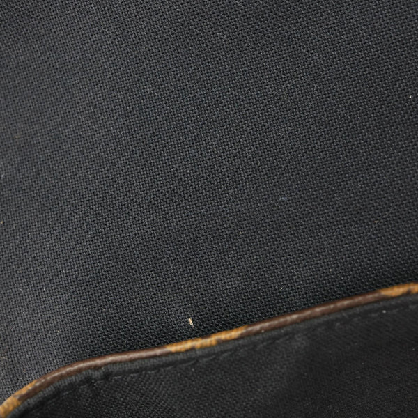 LOUIS VUITTON Christopher Monogram Macassar Canvas Backpack Bag Brown