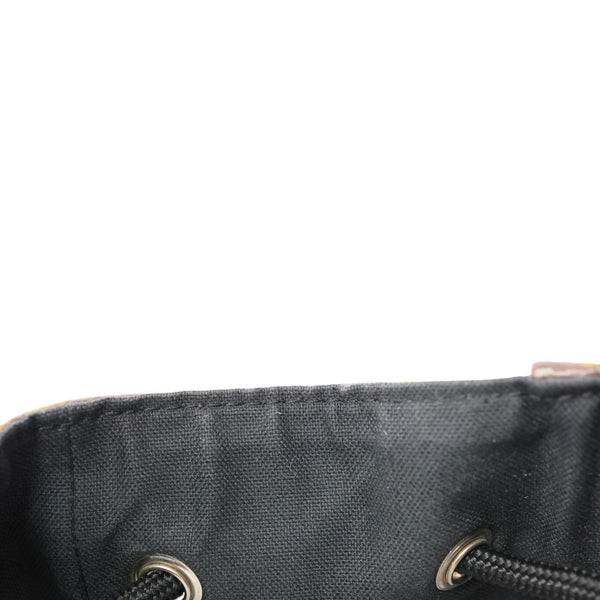 LOUIS VUITTON Christopher Monogram Macassar Canvas Backpack Bag Brown