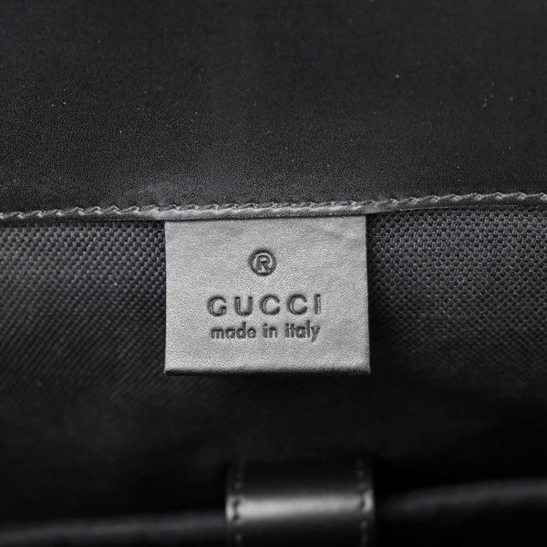 GUCCI GG Supreme Canvas Backpack Black 495563
