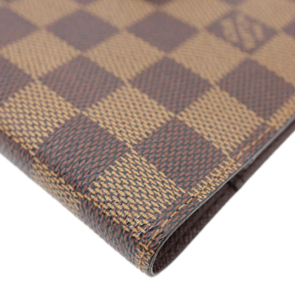 LOUIS VUITTON Agenda Damier Ebene Planner Cover Brown