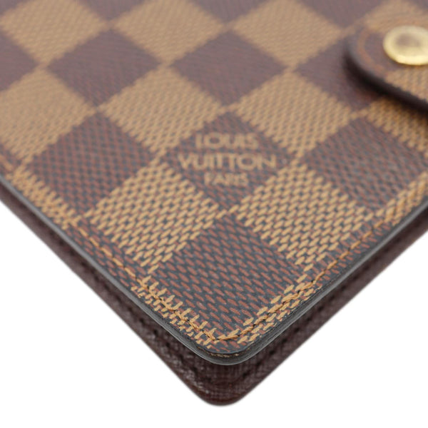 LOUIS VUITTON Agenda Damier Ebene Planner Cover Brown