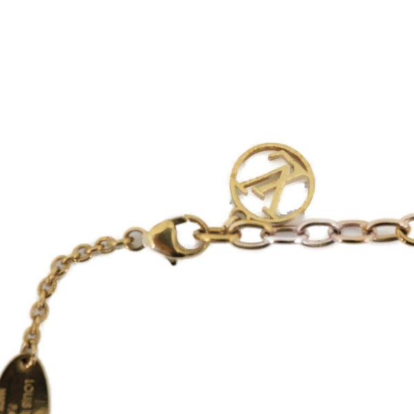 LOUIS VUITTON Flowerful Metal Necklace Gold