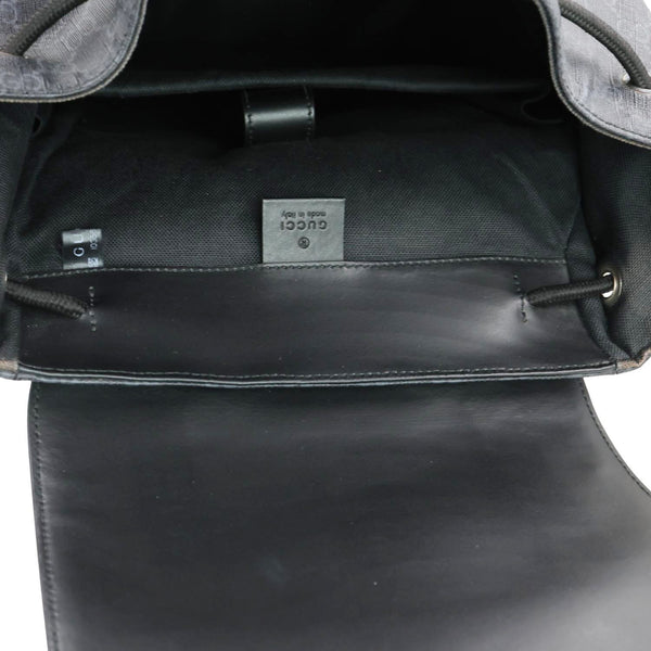 GUCCI GG Supreme Canvas Backpack Black 495563