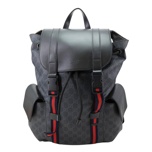 backpack leather gucci - GG-canvas and - Mens Black soft leather Lures – C.A. Richardson gill Model:SD 30