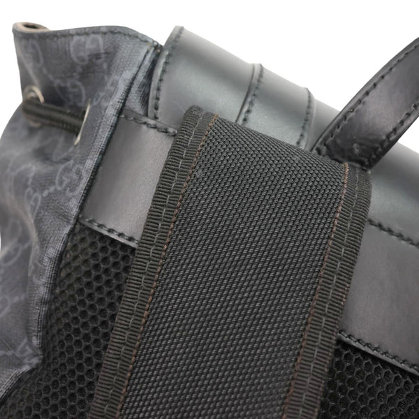 GUCCI GG Supreme Canvas Backpack Black 495563