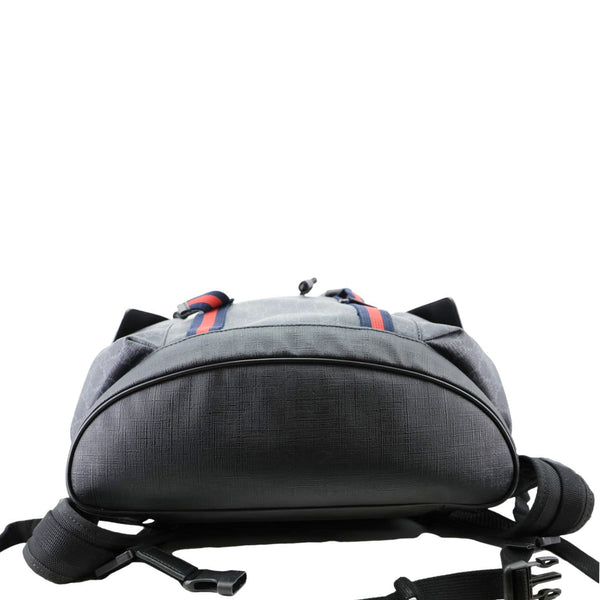 GUCCI GG Supreme Canvas Backpack Black 495563
