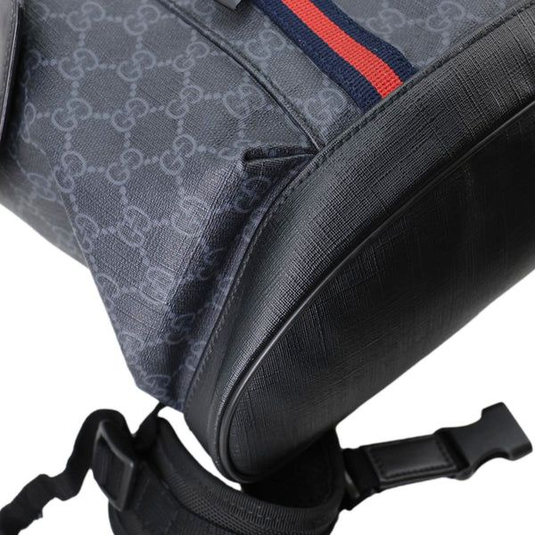 GUCCI GG Supreme Canvas Backpack Black 495563