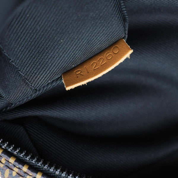 LOUIS VUITTON X Nigo Nil Monogram Ebene Canvas Messenger Bag Brown