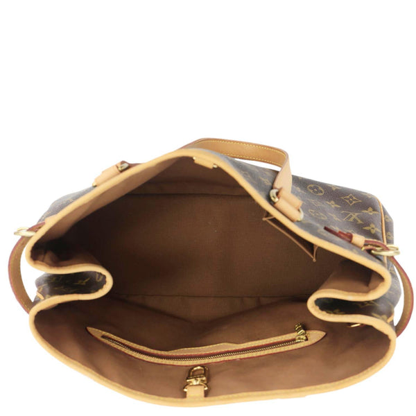 LOUIS VUITTON Batignolles Horizontal Monogram Canvas Shoulder Bag Brown