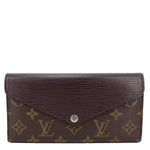 LOUIS VUITTON Marie-Lou Epi Monogram Canvas Wallet Brown