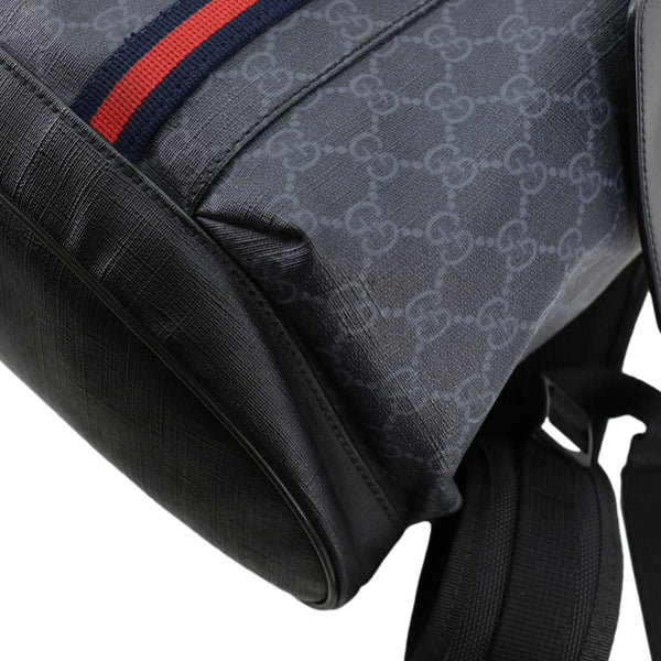 GUCCI GG Supreme Canvas Backpack Black 495563