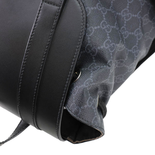 GUCCI GG Supreme Canvas Backpack Black 495563