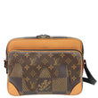 LOUIS VUITTON X Nigo Nil Monogram Ebene Canvas Messenger Bag Brown