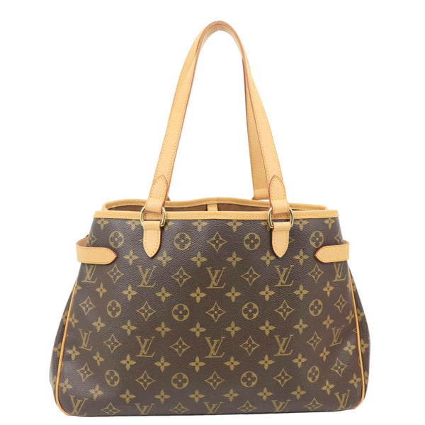 LOUIS VUITTON Batignolles Horizontal Monogram Canvas Shoulder Bag Brown
