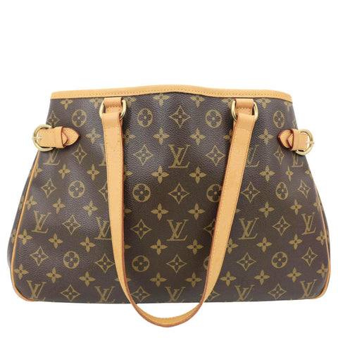 LOUIS VUITTON Batignolles Horizontal Monogram Canvas Shoulder Bag Brown