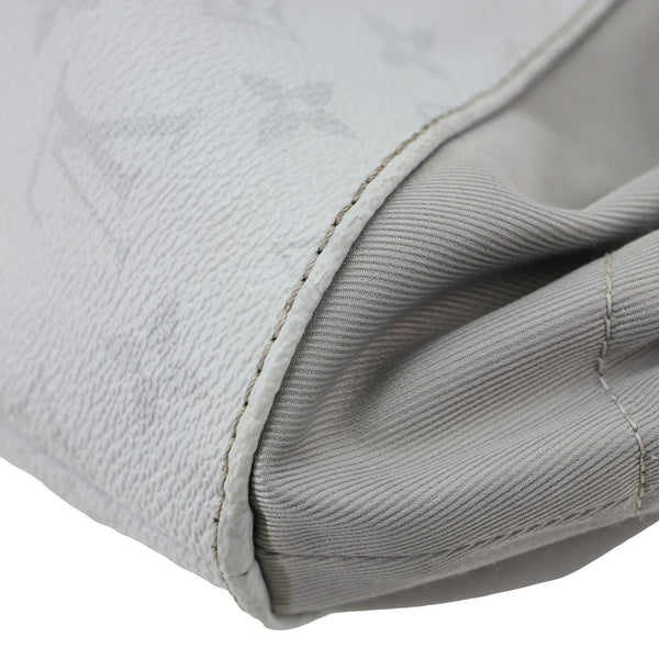 LOUIS VUITTON Chalk Sling Monogram Canvas Crossbody Bag Grey