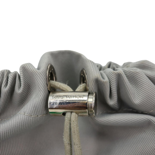 LOUIS VUITTON Chalk Sling Monogram Canvas Crossbody Bag Grey