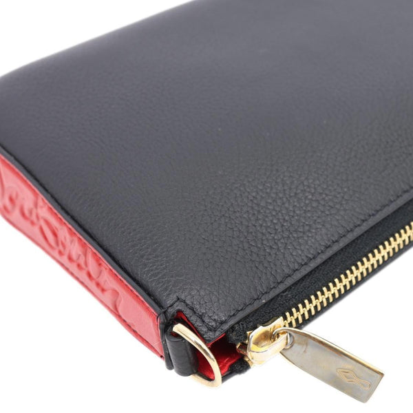 CHRISTIAN LOUBOUTIN Loubila Hybrid Calf Leather Crossbody Bag Red