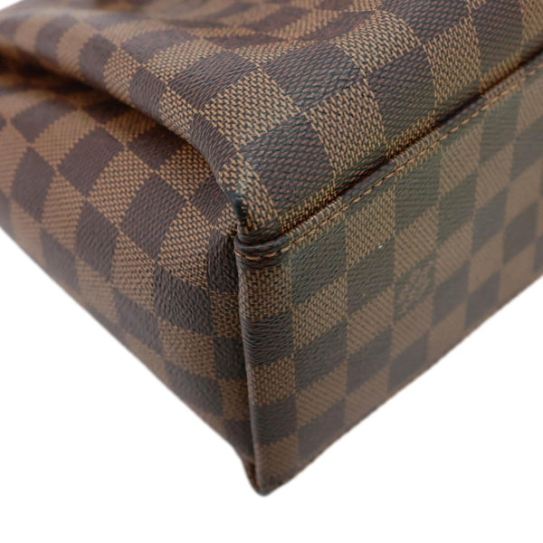LOUIS VUITTON Odeon PM Damier Ebene Tote Shoulder Bag Brown