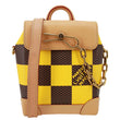 LOUIS VUITTON Steamer Nano Damier Pop Canvas Shoulder Bag Yellow