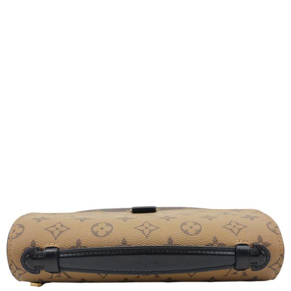 LOUIS VUITTON Metis Pochette Reverse Monogram Canvas Crossbody Bag Brown