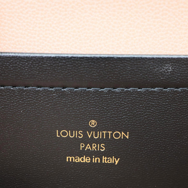 LOUIS VUITTON Coussin Monogram Embossed Pochette Crossbody Bag Black