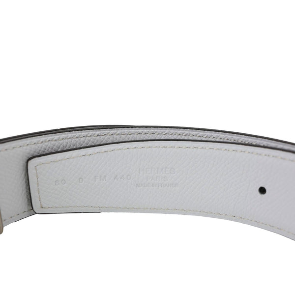HERMES Constance H Buckle Epsom Leather Belt Etoupe Size 80