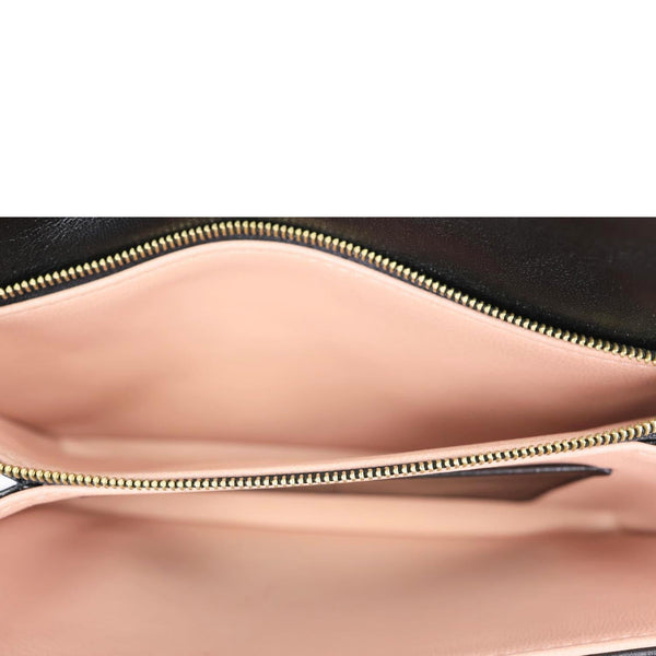 LOUIS VUITTON Coussin Monogram Embossed Pochette Crossbody Bag Black